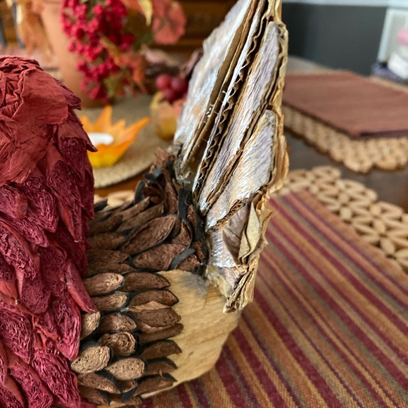 RARE VINTAGE GERMAN HANDMADE TURKEY DECOR - Picture 6 of 10